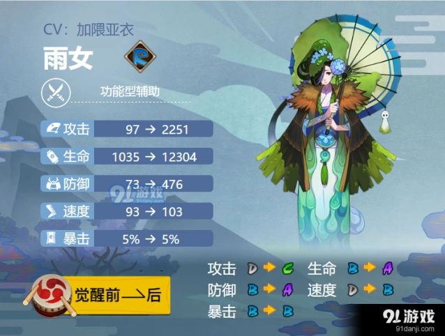 阴阳师雨女御魂搭配技巧 斗技指南