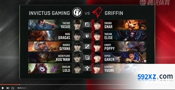 英雄联盟S9八强赛IG vs GRF首局战报