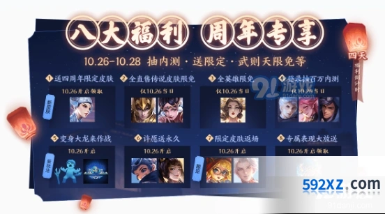 王者荣耀四周岁限定皮肤获取攻略 王者荣耀周年庆活动详解