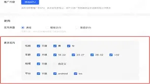 小红书聚光高级定向设置全解