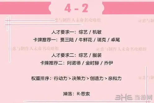 恋与制作人三星