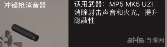 荒野行动冲锋枪消音器怎么玩