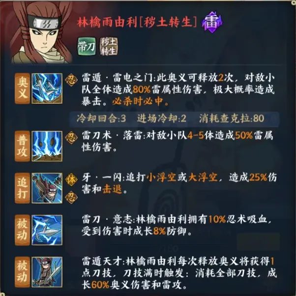 火影忍者林檎雨由利秽土转生阵容教学