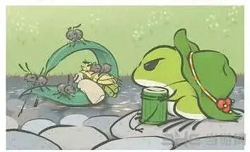 旅行青蛙河边打水明信片获取指南