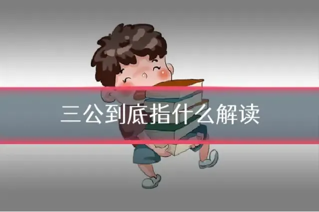 三公到底指什么解读