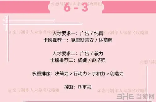 恋与制作人6-3副本玩法教程