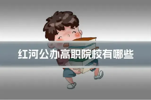 红河公办高职院校有哪些