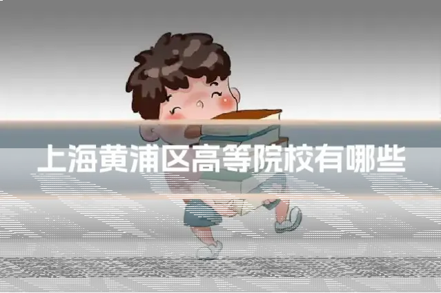 上海黄浦区高等院校有哪些
