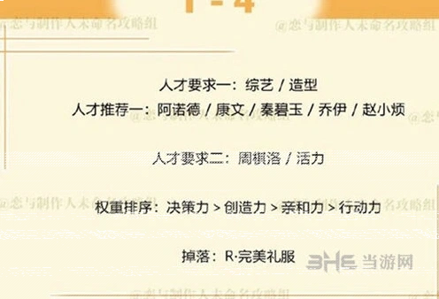 恋与制作人周棋洛拍摄副本第一章1-4攻略大全