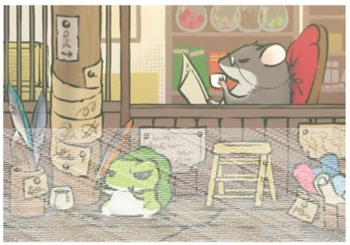 旅行青蛙屋内杂货店明信片指南