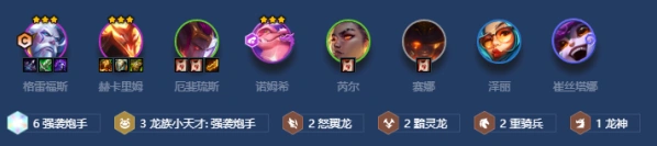 金铲铲之战怒翼重骑诺姆希站位技巧
