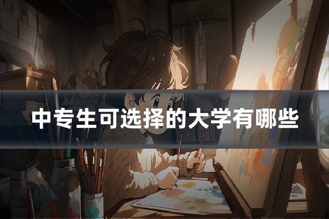 中专生可选择的大学有哪些