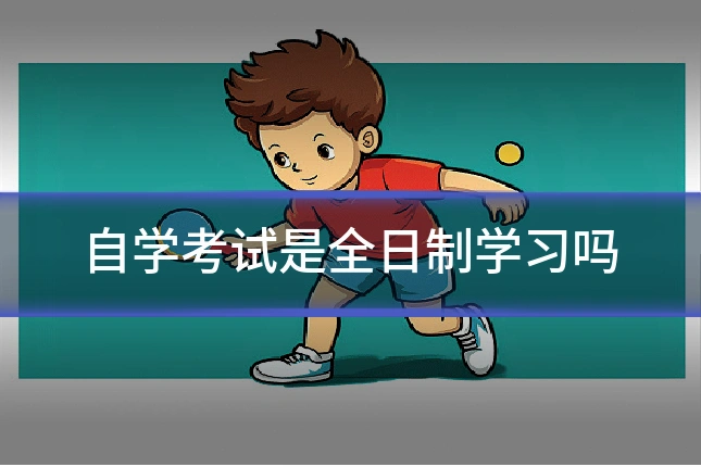 自学考试是全日制学习吗