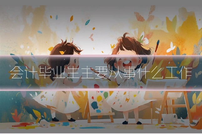 会计毕业生主要从事什么工作