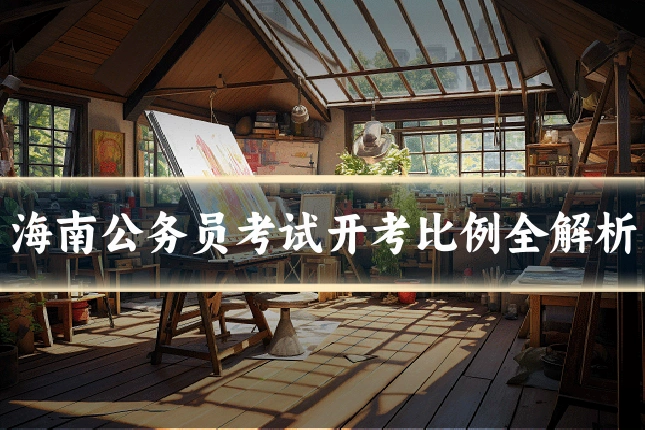 海南公务员考试开考比例全解析