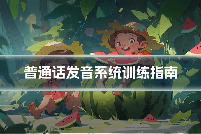 普通话发音系统训练指南