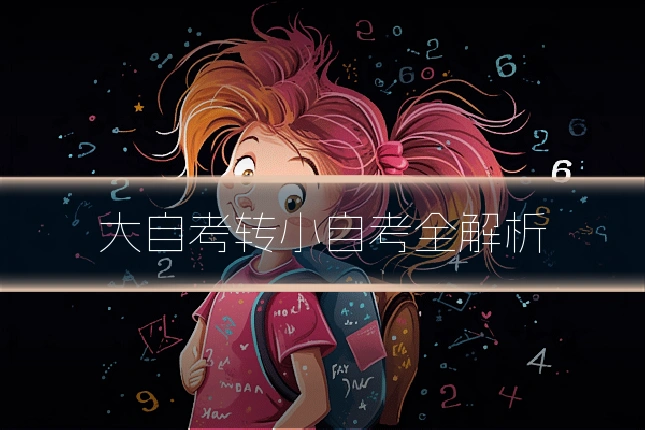 大自考转小自考全解析