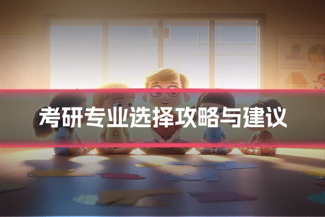 考研专业选择攻略与建议