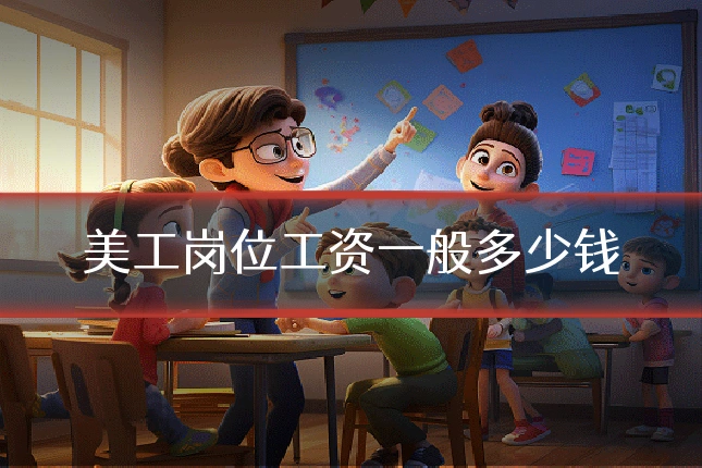 美工岗位工资一般多少钱