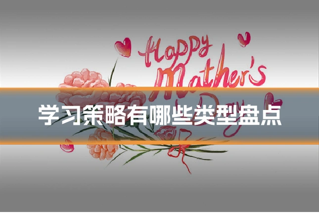 学习策略有哪些类型盘点