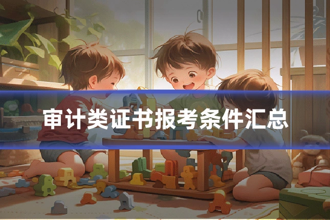 审计类证书报考条件汇总