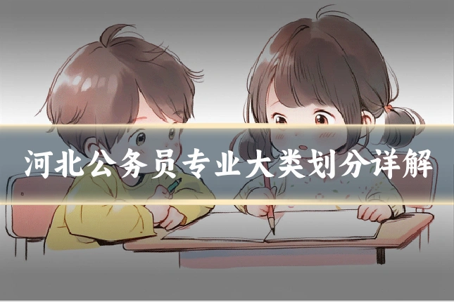 河北公务员专业大类划分详解