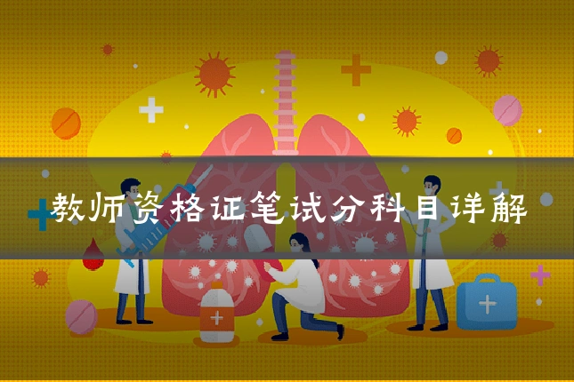 教师资格证笔试分科目详解