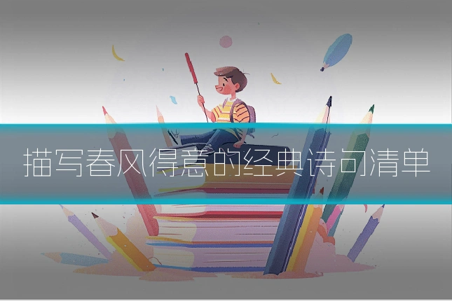 描写春风得意的经典诗句清单