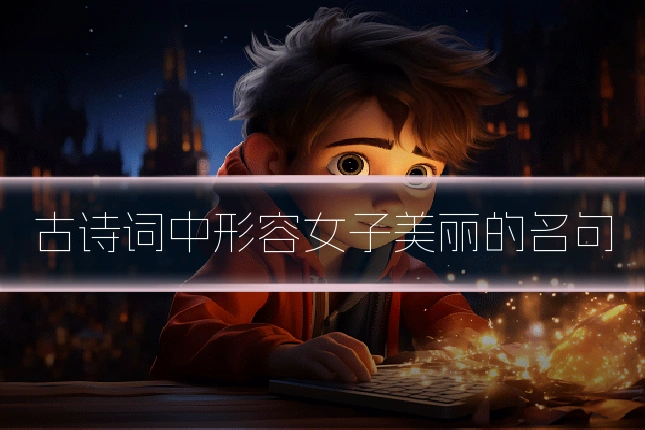 古诗词中形容女子美丽的名句