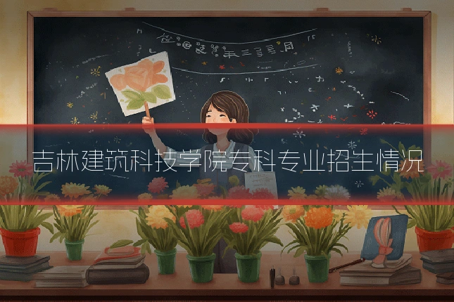吉林建筑科技学院专科专业招生情况