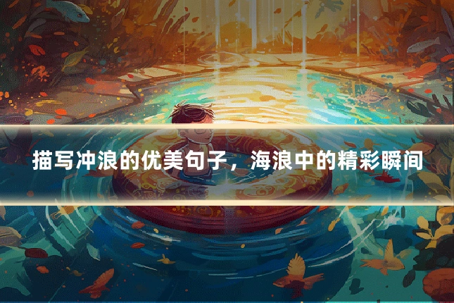 描写冲浪的优美句子,海浪中的精彩瞬间