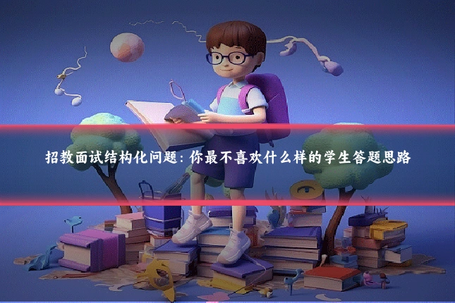 招教面试结构化问题:你最不喜欢什么样的学生答题思路