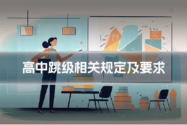 高中跳级相关规定及要求