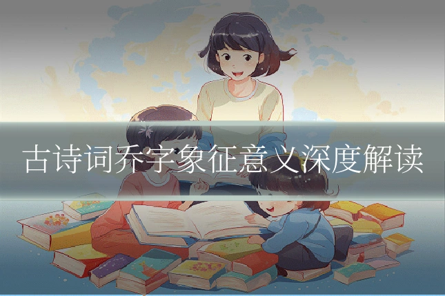 古诗词乔字象征意义深度解读
