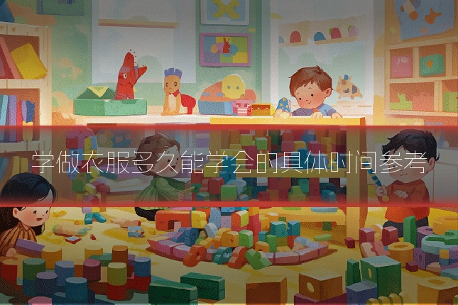 学做衣服多久能学会的具体时间参考