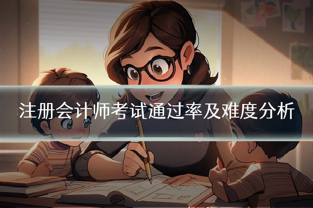 注册会计师考试通过率及难度分析