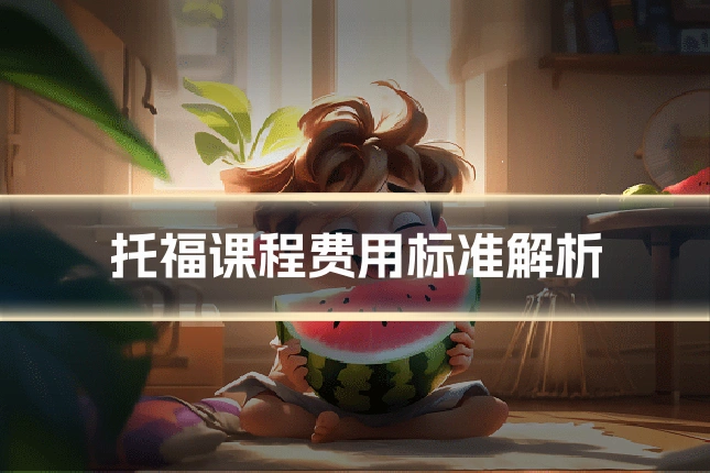 托福课程费用标准解析