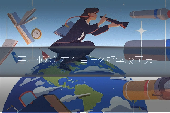高考400分左右有什么好学校可选