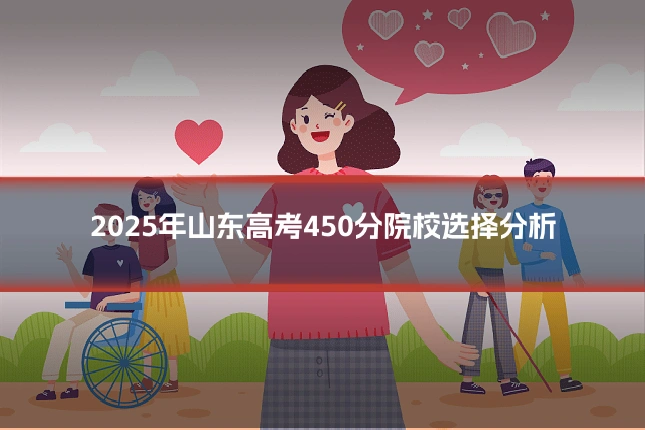 2025年山东高考450分院校选择分析