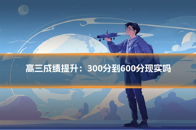 高三成绩提升：300分到600分现实吗