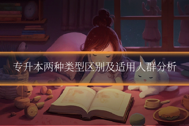 专升本两种类型区别及适用人群分析