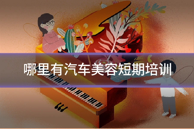 哪里有汽车美容短期培训