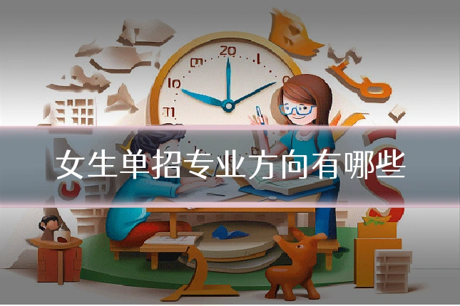 女生单招专业方向有哪些