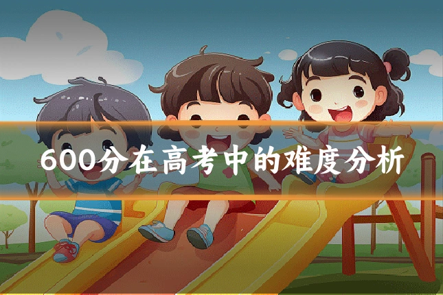 600分在高考中的难度分析