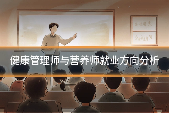健康管理师与营养师就业方向分析