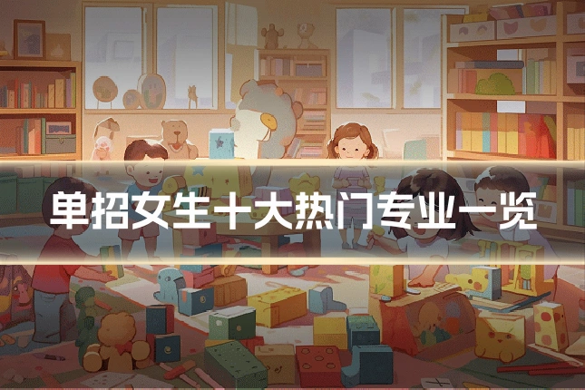 单招女生十大热门专业一览