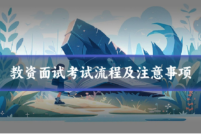 教资面试考试流程及注意事项