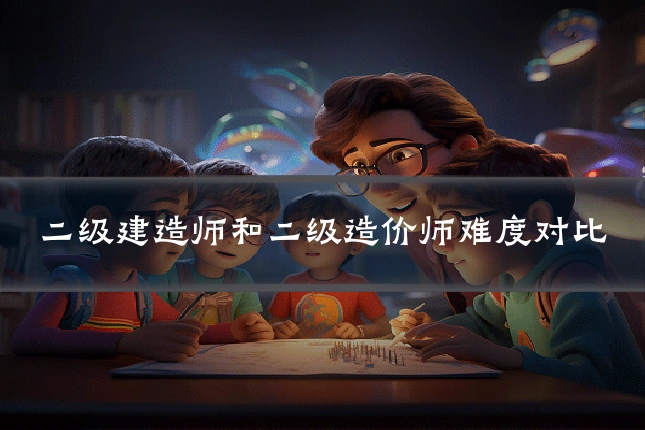 二级建造师和二级造价师难度对比