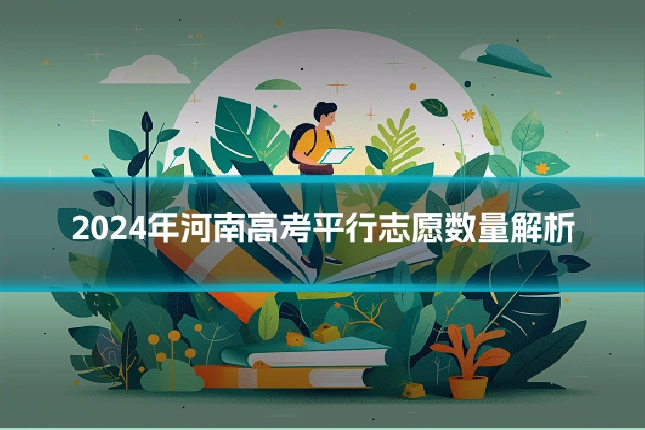 2024年河南高考平行志愿数量解析