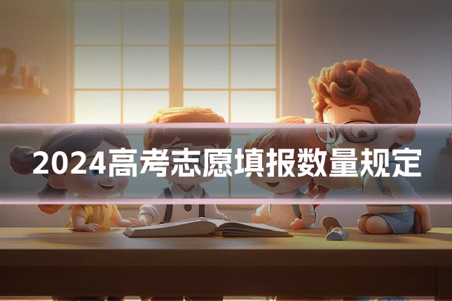 2024高考志愿填报数量规定